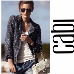 CAbi #723 Pay Day Mingle Textured Blazer Sz 8